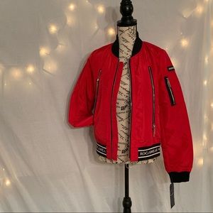 Red RocaWear Bomber Jacket